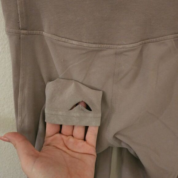 Lululemon Inner Glow Half Moon Purple/Gray/Tan Ruched Leggings Sz 6 - Picture 4 of 6